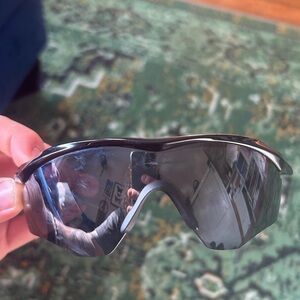 Oakley sunglasses M2, good frame just imperfections on the lenses from wear